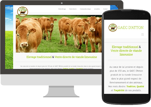 GAEC D’Atton V2 Nouveau site Gaec D'Atton | Mobius Web