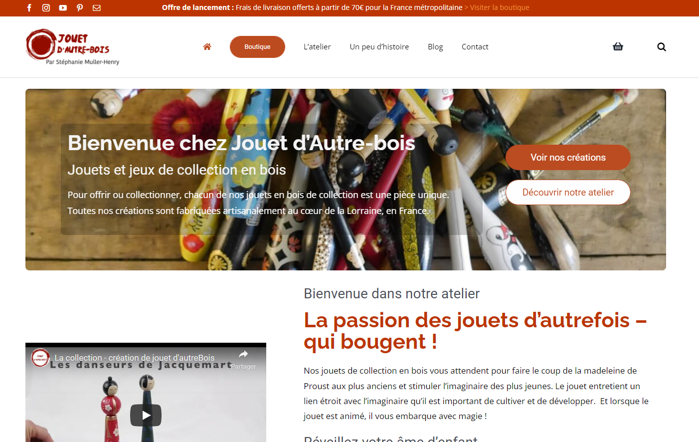 Image d'accueil du site Jouet d'Autrebois